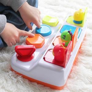 Pop up Pals couleur tri Animal Push Pop jouet pour enfants jouets éducatifs pour bébé avec ours forme Cause effet bouton poussoir jeu - Product Image 3