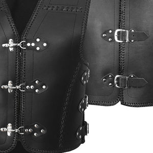 Chaleco de Cuero para Hombre, Última Novedad, Personalizado, de Cuero Genuino, Cortavientos, Transpirable, de Primera Calidad, Ajustado, Sin Mangas, para Invierno - Product Image 5