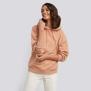 Sudadera con capucha de hombro caído para mujer, ropa de calle de algodón 100%, jersey en blanco, logotipo personalizado, ropa OEM, proveedor de sudaderas con capucha para mujer al por mayor - Product Image 1