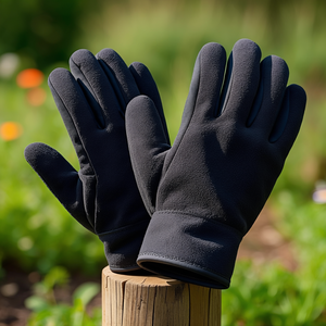 Guantes Impermeables de Forro Polar con Thinsulate Negro/Gris 100% Poliéster 1 Par - Product Image 3