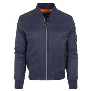 แจ็กเก็ตบอมเบอร์เบสบอลผ้าซาตินปักลายผ้าซาตินสำหรับผู้ชาย OEM Service เสื้อแจ็กเก็ตบอมเบอร์ผ้าโพลีเอสเตอร์กันน้ำมีซิปสำหรับผู้ชายทรงสลิมฟิต - Product Image 5