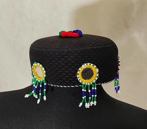 Clip à cheveux traditionnel afghan brodé de fleurs, fait à la main, ethnique pashtun, culturel, vintage, écologique, personnalisable - Product Image 5