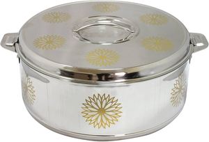 Casserole chaude en métal de couleur or brillant plat martelé en laiton servant des aliments hot pot hot case à bon prix logo accepter, western - Product Image 4