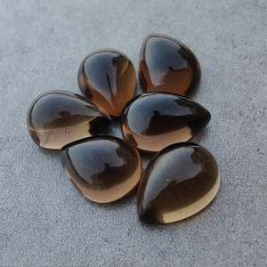 Vente chaude Bleu Quartz Fumé Calibré Taille 4x6mm à 20x30mm Dos Plat Pierre Précieuse En Vrac Pour Faire Dangle Or Boucle D'oreille Bijoux - Product Image 6