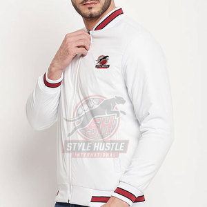 Chaqueta bomber para hombre con estilo y logotipo personalizados, de alta calidad, talla grande, informal, para invierno, hecha en Pakistán. - Product Image 2