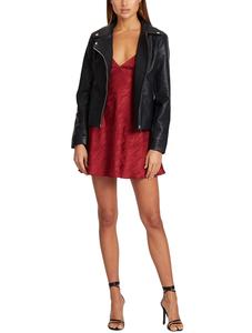 Original Sheep Skin <b>Women</b> Quilted Leather Jacket-Minimalist Bold Finish Waterproof Winter Fashion Hallowen Character Design 2026 - Product Image 3