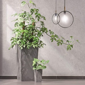 Maceta Alta de Plástico Prosperplast Urbi Square Effect de 16.3L CON Depósito en Gris Claro, 42 (alto) x 22 (ancho) x 22 (profundidad) - Product Image 6