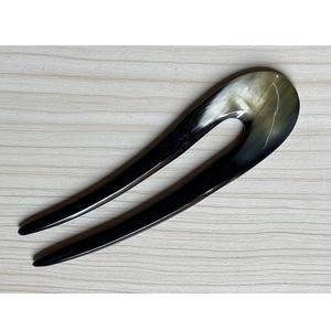 Eco-Friendly Vintage Buffalo Horn <b>Hair</b> Stick & <b>Barrettes</b> Elegant Stylish <b>Hair</b> <b>Clips</b> in Love Style Features Vintage Horn Design - Product Image 6