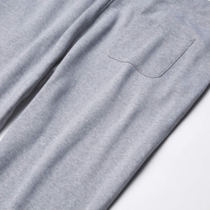 กางเกงวอร์มผ้าฝ้ายคุณภาพสูง พิมพ์โลโก้ได้ กางเกงลำลองผู้ชายทรงหลวม กางเกงจ็อกเกอร์ผ้าฟลีซ กางเกงขายาวลำลอง - Product Image 3