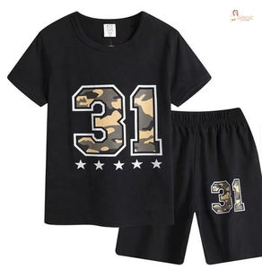 Tenue de sport Tenue pour adolescent Vêtements pour garçon 3-14 ans Ensemble de vêtements d'été pour enfants - Product Image 1