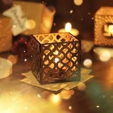 Unique Gold Finished Metal <b>Tealight</b> <b>Holder</b> Decorative Candle Stand for Home Festival Diwali and Christmas Lighting - Product Image 3