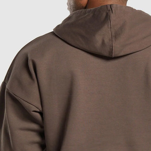 Top Produit Tendance Plaine Blanc Hommes Sweat À Capuche Surdimensionné Léger Et Confortable À Porter Hommes Pull À Capuche - Product Image 6