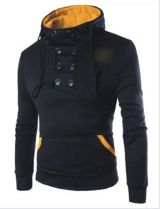 Sweatshirts à capuche surdimensionnés du fabricant personnalisés pour sweatshirts à capuche en éponge française délavée à l'acide 180ct Zip Solid pour hommes - Product Image 2