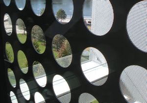 Panneau d'écran en tôle perforée en métal noir de qualité assurée pour la fabrication personnalisée de grille de haut-parleur en métal - Product Image 5