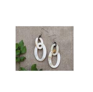 Pendientes de aro de cuerno de buey de vaca Real hechos a mano 100% en forma de corazón Vintage para mujer, ecológicos, de la mejor calidad, precio bajo - Product Image 6