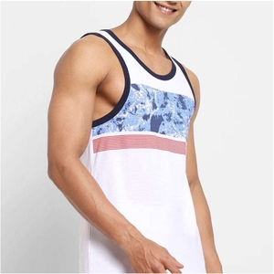 Latest Wholesale Custom High Quality Tank Top Sleeveless Breathable Men Tank Top - Product Image 5