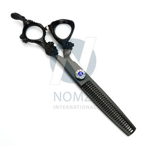 Vente en gros, dernier cri en acier inoxydable, ensemble de ciseaux de coiffeur avec poignée en forme de dragon, marque privée, salon de beauté, coiffure amincissante - Product Image 3