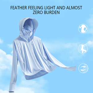 Camiseta de Protección Solar UPF 50+ de Secado Rápido, Nailon, para Pesca, Manga Larga, Cierre de Cremallera, para Hombre, Venta al Por Mayor - Product Image 4