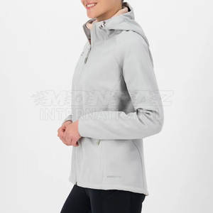 Recién llegado, chaqueta Softshell de color personalizado para mujer, ropa de invierno, chaqueta Softshell para venta en línea - Product Image 3