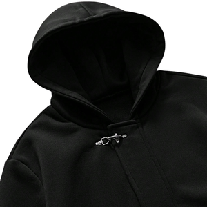 Unisex Winter Casual Outdoor Windproof <b>Hoodie</b> Breathable Quick Dry Toggle Closures Front <b>Zip</b> <b>Pockets</b> Ribbed OEM Service Custom - Product Image 4