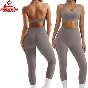 Nuevo Conjunto Deportivo de Alta Calidad con Logotipo Personalizado para Mujer, Ropa de Gimnasio de 2 Piezas, Conjuntos de Yoga, Conjunto de Fitness para Gimnasio - Product Image 3