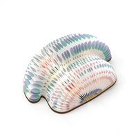 Lampe de table LED tactile pliable en papier style champignon, alimentée par piles, design flexible, cadeau d'anniversaire pour chambre à coucher