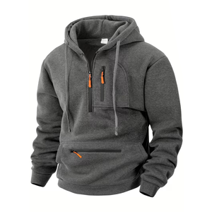 Nueva Llegada Sudadera con Capucha para Hombre 100% Algodón Transpirable Precio de Mayoreo Sudadera Básica Lisa Talla Grande Sudadera con Capucha para Hombre en Venta - Product Image 6