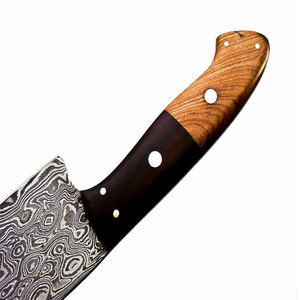 Novedad de 2024, juego de cuchillos de Chef profesional de acero de Damasco de 8 pulgadas de la mejor calidad, cuchillo multiusos ecológico de tamaño personalizado - Product Image 5