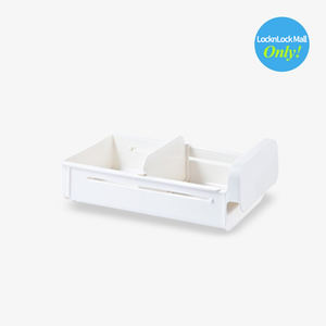 [LocknLock] Bandeja de contenedor de almacenamiento de alimentos de cocina de mango fácil de alta calidad CONGELADOR FIT Tapa de clip de material PP portátil plegable - Product Image 2