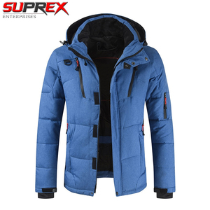 Chaqueta Acolchada Ligera con Capucha para Hombre, de Alta Visibilidad, Cálida, Cortavientos, Impermeable, con Cierre, para Invierno, Casual, para Exteriores - Product Image 6