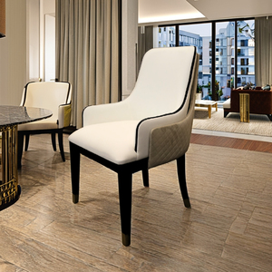 Morgan New Modern Ergonomic Wood Dining Chair with Stable <b>Backrest</b> for Home Office Home Hotel Apartment Dining Rooms - Product Image 5