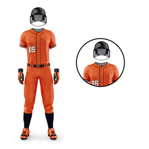 Nuevo precio razonable, uniforme de béisbol transpirable de secado rápido para hombres, conjunto de uniforme de béisbol de buena calidad hecho en Pakistán - Product Image 3