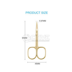 Tijeras oftálmicas de acero inoxidable Para Iris, instrumentos quirúrgicos de alta calidad, tijeras de precisión CE Para Iris, acero inoxidable quirúrgico - Product Image 2