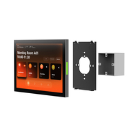 Panel Táctil Android de 10.1 Pulgadas con Montaje en Pared PoE, Barra LED RGB, RS485, RJ45, Ethernet, Sensor de Temperatura y Humedad