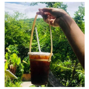 Portavasos de Bambú Ecológico, Porta Bebidas para Llevar Sostenible de Vietnam - Product Image 1