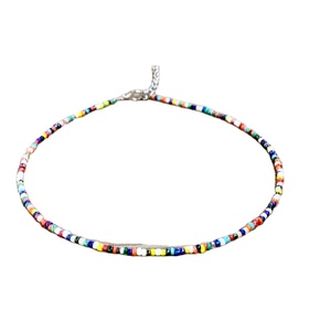 Gargantilla Boho con Cuentas de Moda / Gargantilla Multicolor, Regalo de San Valentín para Ella, Joyería Hecha a Mano, Collar con Piedra de Nacimiento de Alejandrita - Product Image 1