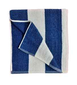 Toalla de playa de algodón puro con patrón de rayas de estilo único Absorbente de agua Terry Cabana a un precio - Product Image 3