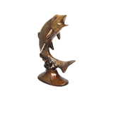 Estatua de pez de latón Vintage pulido 1,4 kg decoración del hogar regalo escultura de pez para decoración del hogar - Product Image 6