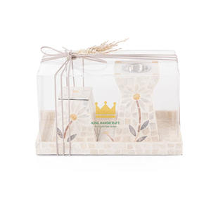 Ensemble de brûleur à encens Bakhoor antique de qualité supérieure, fait à la main en MDF/MOP, écologique, thérapeutique, 100% naturel pour l'encens arabe - Product Image 1