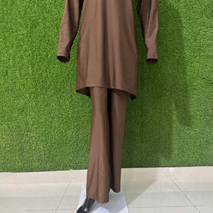 Maillots de bain modestes à couverture complète avec impression de logo personnalisé de haute qualité pour dames nouveauté vêtements de sport islamiques pour musulmans - Product Image 3