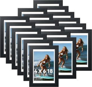Marcos de Fotos de Aluminio Ecológicos y Duraderos, Personalizables, Juego de 5 Piezas, Decoración de Pared y Mesa, Marcos para Pósteres - Product Image 1