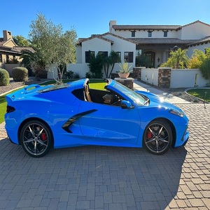 Mélange parfait 2021 Chevrolet Corvette Sting-ray Coupé 2LT Trim V8 Rapid Blue Extérieur Rear-Wheel Drive Sièges en cuir de luxe gauche - Product Image 2
