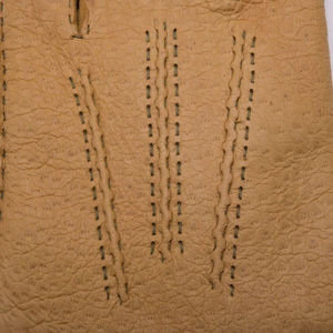 Guantes de Cuero Lisos Color Bronceado, Diseño Nuevo, Color Personalizado, Cálidos, Elegantes, Transpirables y Ecológicos para Invierno - Product Image 5