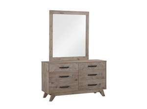 Wholesale Price AMO Dresser 6 Drawers Mirror Luxury Design <b>Bedroom</b> <b>Furniture</b> Oem Odm Carton Package Vietnamese Supplier - Product Image 2