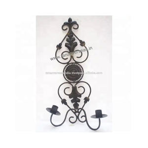 Bougeoir en métal en fer décoratif mural simple et classique pour les décorations de mariage décorations de fête au prix le plus bas - Product Image 2