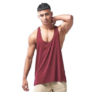 Camiseta sin mangas para hombre, camiseta ligera informal de verano con cuello redondo, camiseta sin mangas holgada, camiseta sin mangas básica - Product Image 5