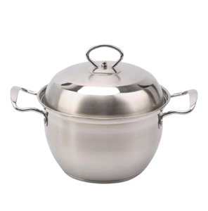 Food Server Steel Casserole Serving <b>Pot</b> with Lid Home Hotel Kitchen Catering Dinnerware Tabletop Serving Food Warmer Insulated - Product Image 6