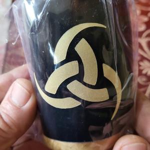 Corne à boire viking authentique, faite à la main, écologique, en matériau organique, polie, style animal, pour bière et hydromel - Thème viking unique - Product Image 2