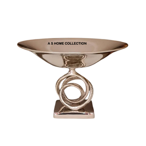 Soporte decorativo de diseño de rama de hoja dorada, cuenco de Metal de diseño nórdico de Color blanco, duradero de alta calidad para servir Cena - Product Image 4