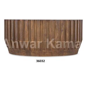 Gold Metal & <b>Glass</b> Round <b>Side</b> <b>Table</b> For Home & Office - Product Image 2